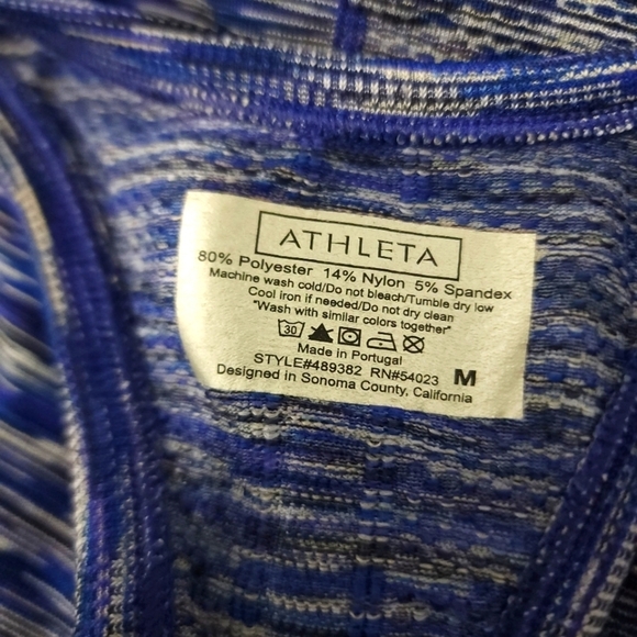 Athleta Fastest Track Racerback Space Dye Tank Top Sz M - Picture 7 of 8